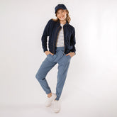 True Blue Bomber Jacket