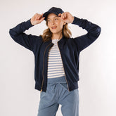 True Blue Bomber Jacket