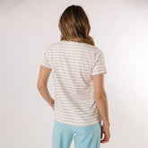 Basic Tee, Grey Venice Stripe