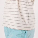 Basic Tee, Grey Venice Stripe