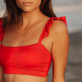 Red Bella Crop Top