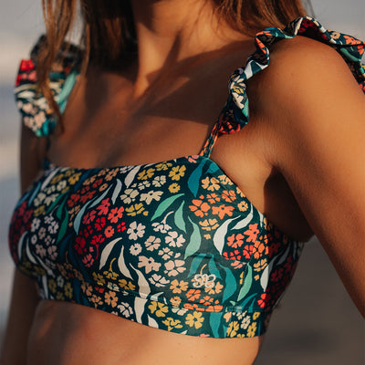 Costa Floral Bella Crop Top