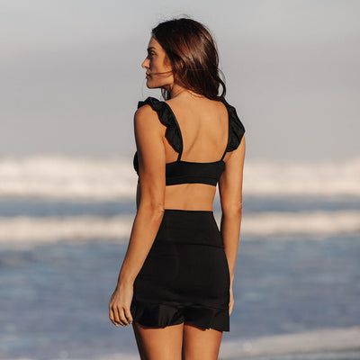 Black Bella Crop Top