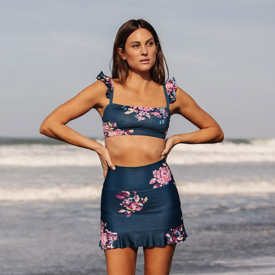 Dahlia High-Waisted Swim Skirt