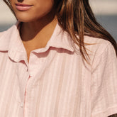 Cabana Shirt, Pink Kiss