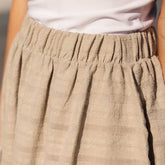 Short Tiered Skirt, Dune