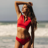 Red Neo Hipster Bottoms