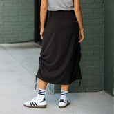 Maxi Cargo Skirt, Black