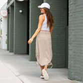 Maxi Cargo Skirt, Cobblestone