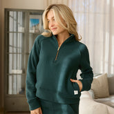 Oxford Terry Zip-Up, Green