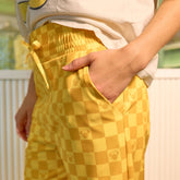 Disney Audrey Wide Leg Pants, Butter Check