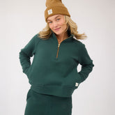 Oxford Terry Zip-Up, Green