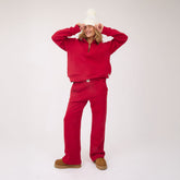 Oxford Terry Zip-Up, Red
