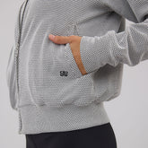 Honeycomb Bomber Jacket