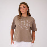 Utah Perfect Oversized Tee, Brown - UU