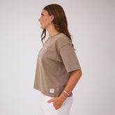 Utah Perfect Oversized Tee, Brown - UU