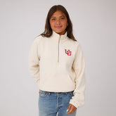 Utah Cinched 1/4 Zip, Sugar - UU