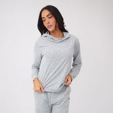 Travel Hoodie, Heather Grey
