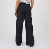 Black Canvas Trouser