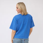 Perfect Oversized Cotton Tee, Royal