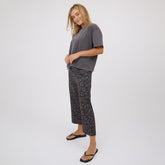 Perfect Oversized Cotton Tee, Charcoal