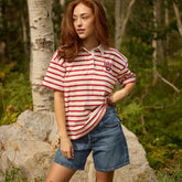 Utah Women's Polo, Red Stripe