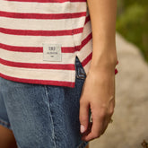 Utah Women's Polo, Red Stripe