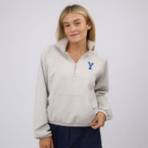 BYU Cinched 1/4 Zip, Tan