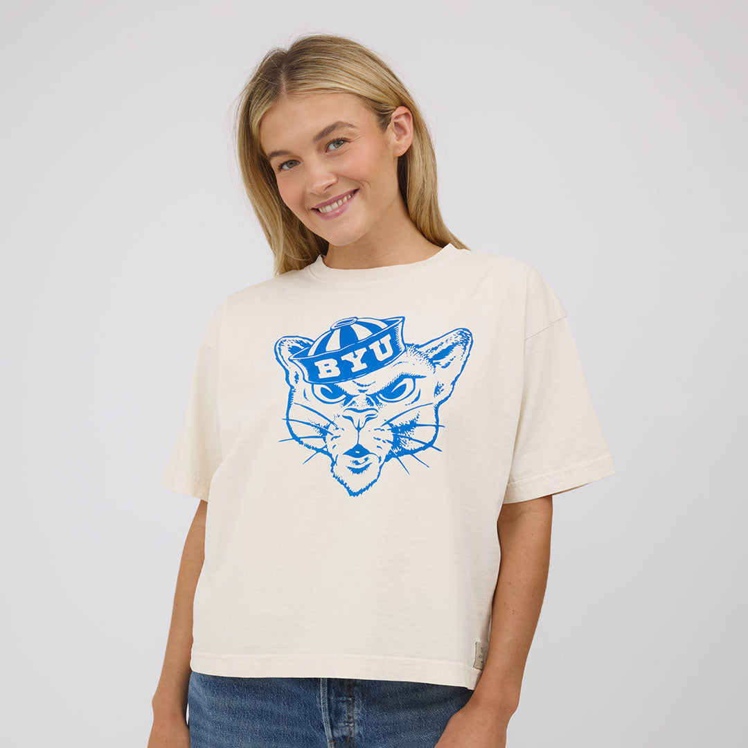 BYU Oversized Tee, Natural - Sailor