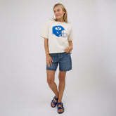 BYU Oversized Tee, Natural - Helmet