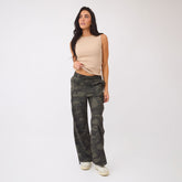 Drawcord Cargo Pants, Camo