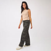 Drawcord Cargo Pants, Camo