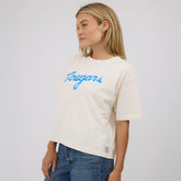 BYU Oversized Tee, Natural - Cougars