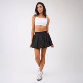 Bubble Tennis Skirt, Black