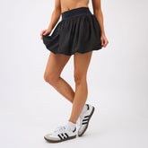 Bubble Tennis Skirt, Black