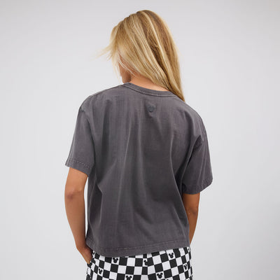 Disney Mickey Boo Oversized Tee, Charcoal