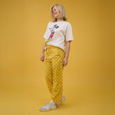 Disney Audrey Wide Leg Pants, Butter Check