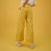 Disney Audrey Wide Leg Pants, Butter Check