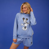 Disney Mickey Boyfriend Hoodie, Sky Blue