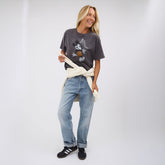 Disney Mickey Boo Oversized Tee, Charcoal