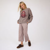 Disney Lady and the Tramp Crew Sweatshirt, Brown