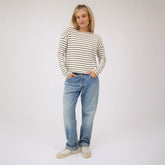 Striped Basic Long Sleeve, Pine