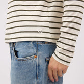 Striped Basic Long Sleeve, Pine