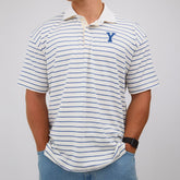 BYU Men's Polo, Venice Stripe