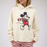 Disney Mickey Mouse Holiday Boyfriend Hoodie, Oat