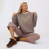 Disney Mickey Harvest Crew Sweatshirt, Brown