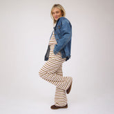 Pajama Pants, Mauve Stripe
