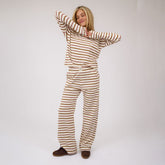 Striped Basic Long Sleeve, Mauve