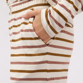 Pajama Pants, Mauve Stripe