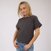 Boss Tee, Olive Gingham